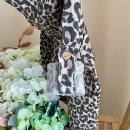 Bluza cu gluga din muselină pentru copii, Leopard – bumbac 100% (2)